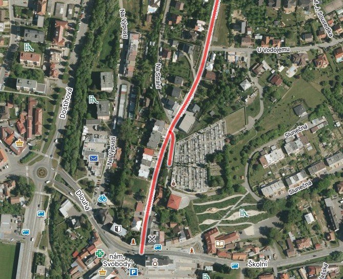 Oprava komunikace ul. Hřbitovní